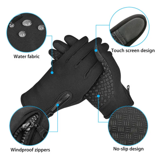Thermal Touch Screen Water Resistant Windproof Gloves