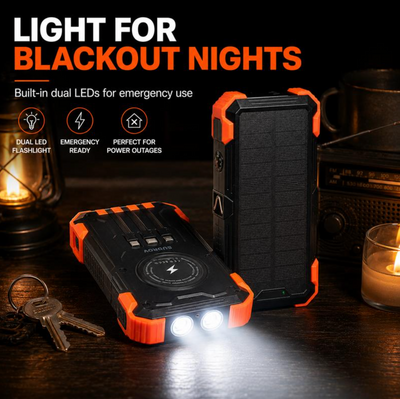 Velura 42800mAh Solar Rechargeable Battery