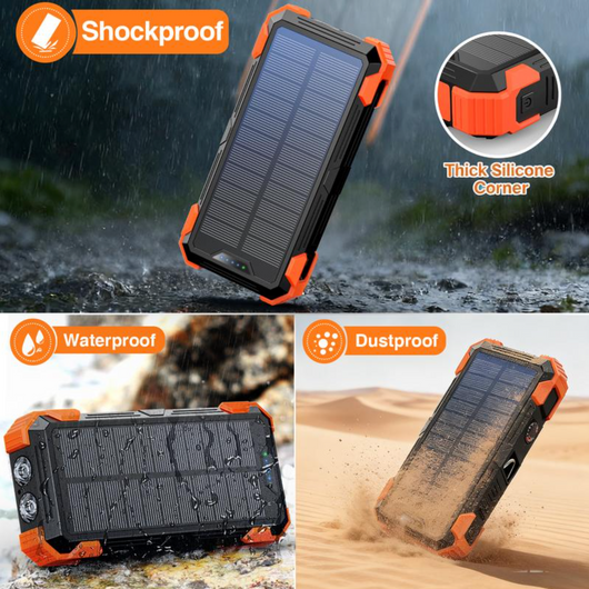 Velura 42800mAh Solar Rechargeable Battery