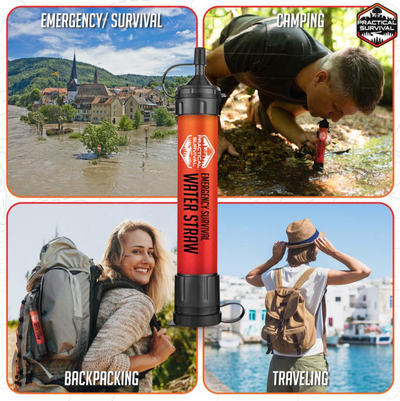 Velura High Capacity Emergency Survival Water Straws